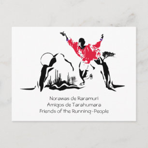 Carte Postale malerunner, Norawas de RaramuriAmigos de Tarahu...