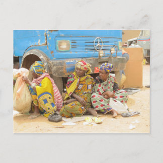 Carte Postale Mali Femmes au marché du lundi, Djenne
