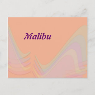 Carte postale Malibu Californie Pastel Wings