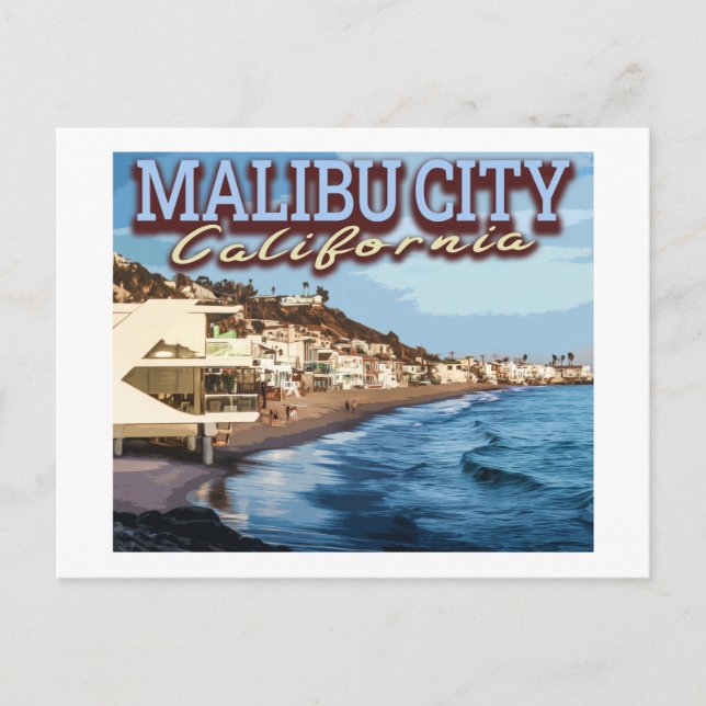 CARTE POSTALE MALIBU - LOS ANGELES CALIFORNIE (Devant)