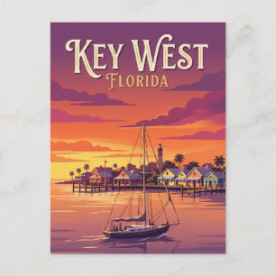Carte Postale Mallory Square États-Unis