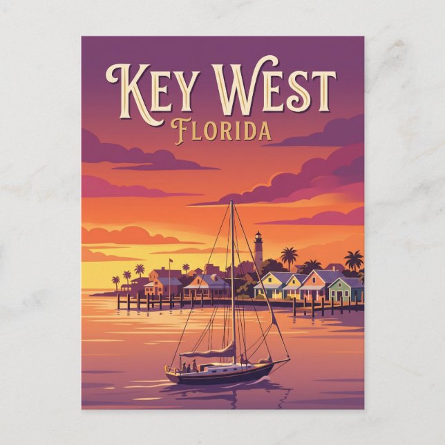 Carte Postale Mallory Square États-Unis (Devant)