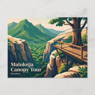 Carte Postale Malolotja Canopy Tour, réserve naturelle de Malolo