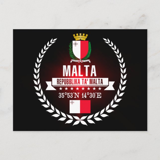 Carte Postale Malte (Devant)