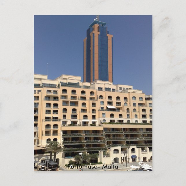 Carte Postale Malte 2008 015, Portomaso- Malte (Devant)