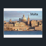 Carte Postale Malte La Valette (St.K.)<br><div class="desc">Modèle horizontal carte postale</div>