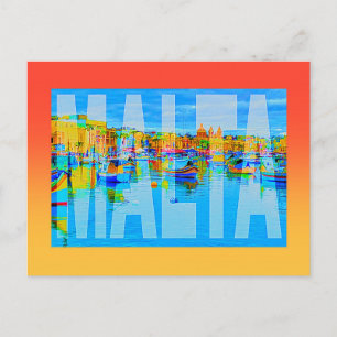 Carte Postale Malte Marsaxlokk