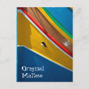 Carte Postale Maltesisches Fischerboot   Marsaxlokk - Malte