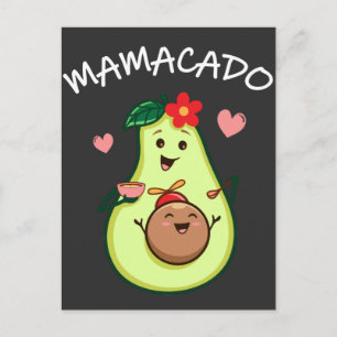Carte Postale Mama Avocado Cute Mother and Child Relationship