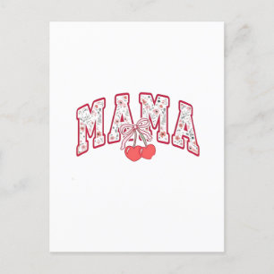 Carte Postale Mama est 2025 Fête des Mères Coquette arc
