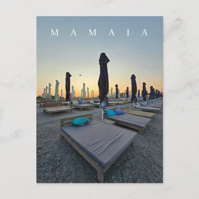 Carte Postale Mamaia Beach in the evening postcard (Devant)