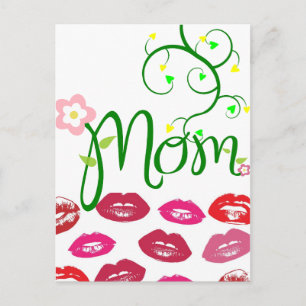 Carte Postale Maman Aime Floral Coeur Blossom Vins Destiny Sport