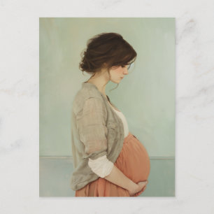 Carte Postale Maman attendue