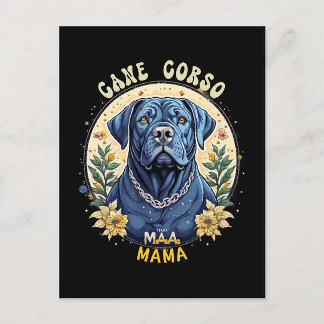 Carte Postale Maman Cane Corso (Devant)