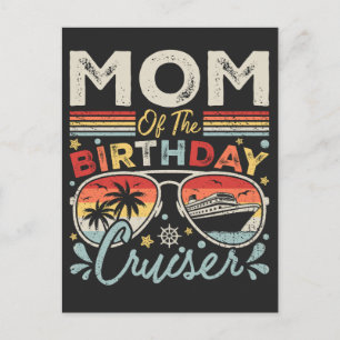 Carte Postale Maman de la croisière d'anniversaire de vacances