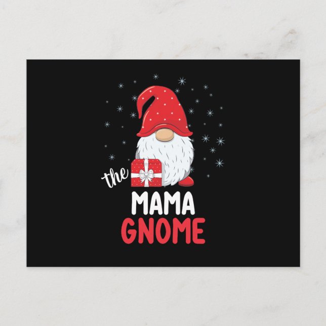 Carte Postale Maman de Noël Maman Gnome Mignon (Devant)