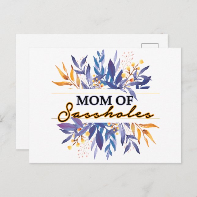 Carte Postale Maman de Sassholes (Devant / Derrière)