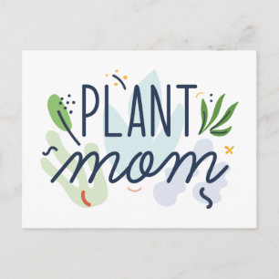 Carte Postale Maman des plantes