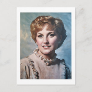 Carte Postale Maman en peinture à l'huile impasto d'ordinateur 