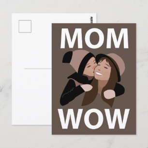 Carte Postale Maman et enfant Maman