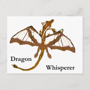 Carte Postale Maman et enfants dragons