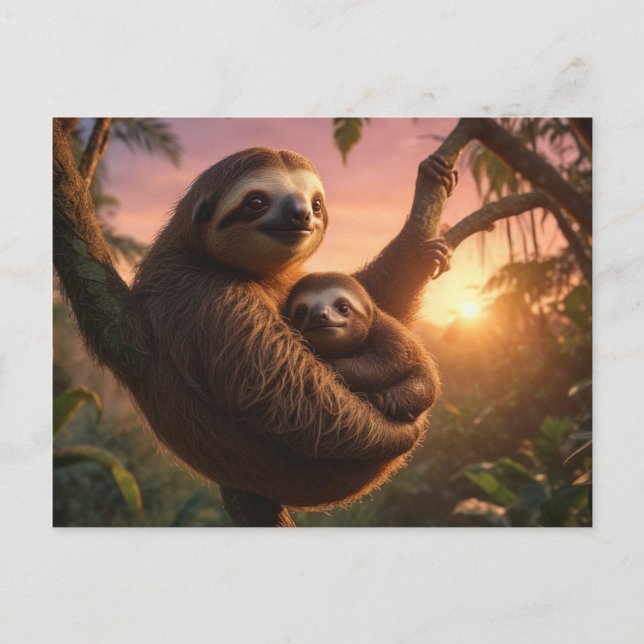 Carte Postale Maman et la fellation des bébés (Devant)