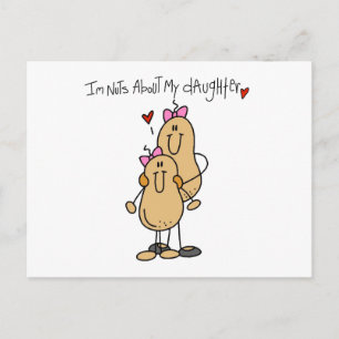 Carte Postale Maman - Nuts À propos de ma fille T-shirts et cade