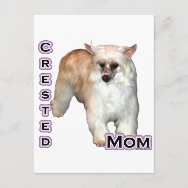 Carte Postale Maman Powderpuff Crested 4 (Devant)