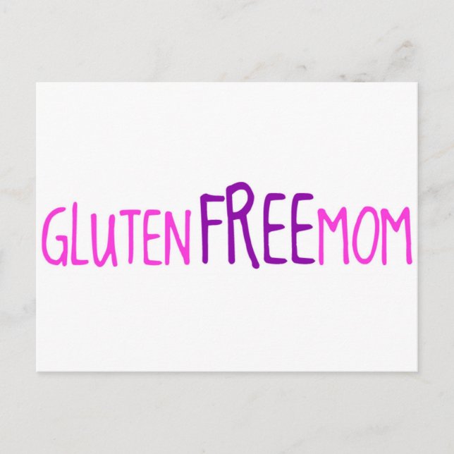 Carte Postale Maman sans gluten (Devant)
