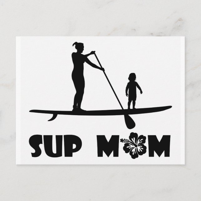 Carte Postale Maman SUP (Devant)