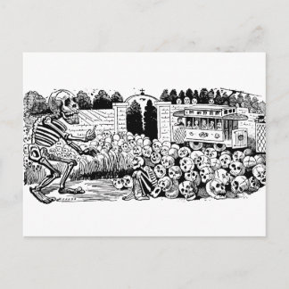 Carte Postale Mamie Calavera Eléctrica par José Guadalupe Posada