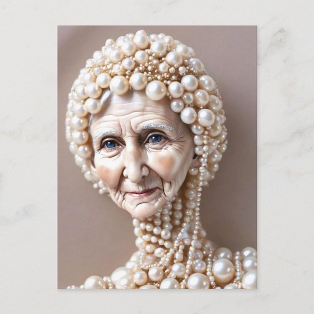 Carte Postale Mamie Perle Bizarre  (Devant)