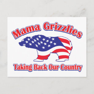 Carte Postale Mamma-Grizzlies
