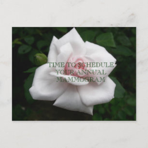 Carte Postale Mammogramme annuel