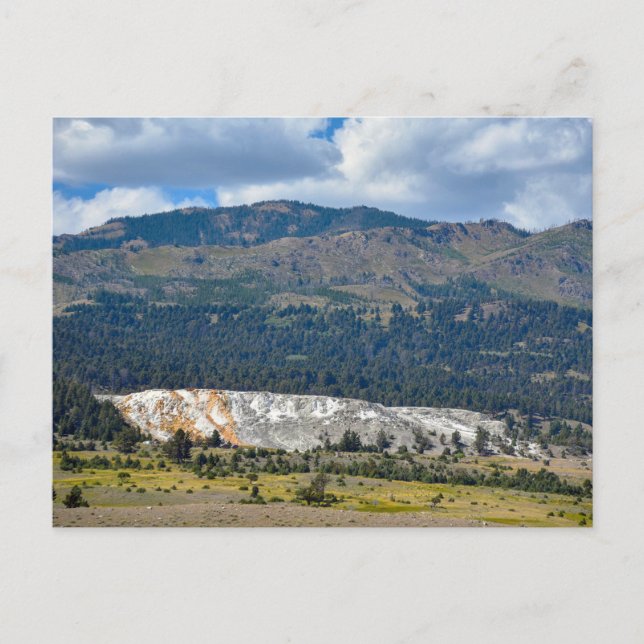 Carte Postale Mammoth Hot Springs, Yellowstone, Wyoming (Devant)