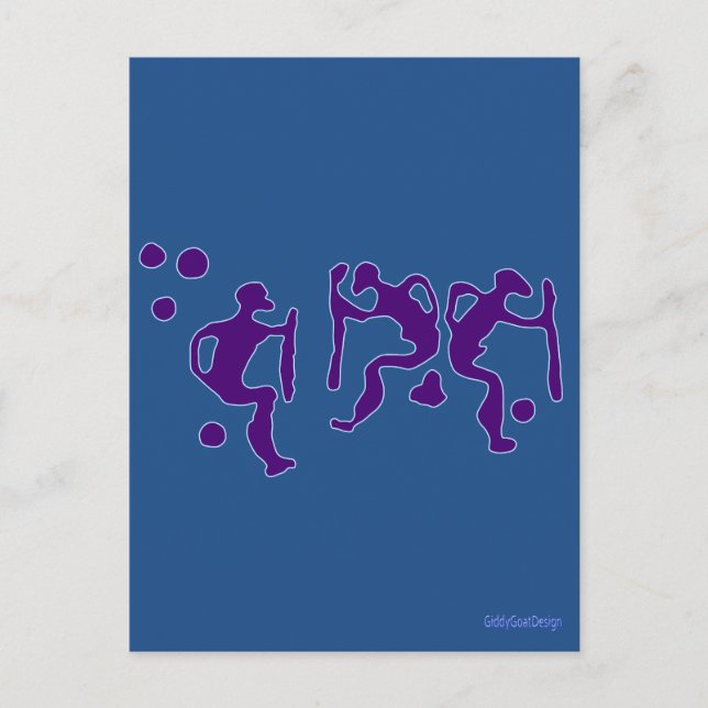 Carte Postale Man Cave Ideas Cool Danseurs chamaniques préhistor (Devant)