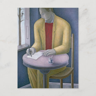 Carte Postale Man Writing 2004