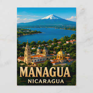 Carte Postale Managua Nicaragua Voyage Cadeau Souvenir