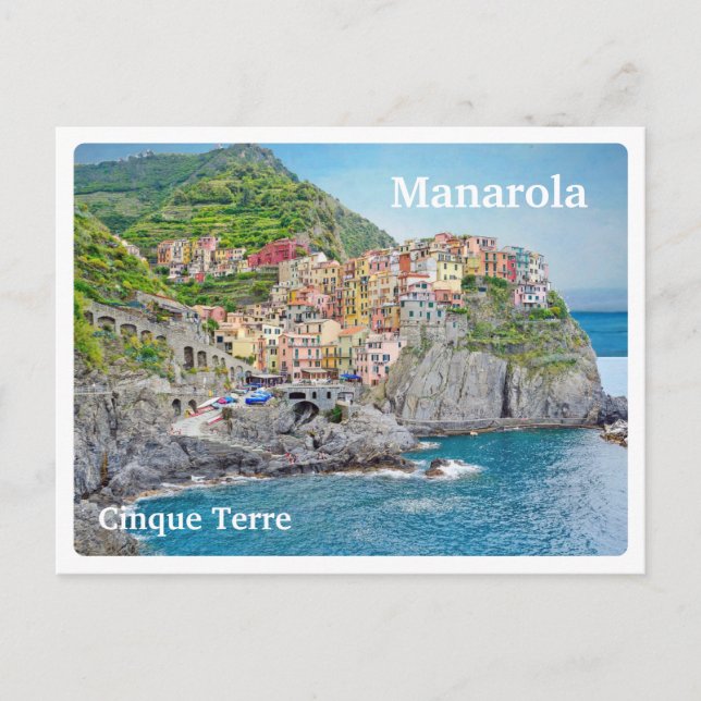 Carte Postale MANAROLA - Italie - CINQUE TERRE - vues - (Devant)