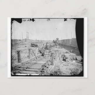 Carte Postale Manassas, Va. Chemin de fer Orange et Alexandria