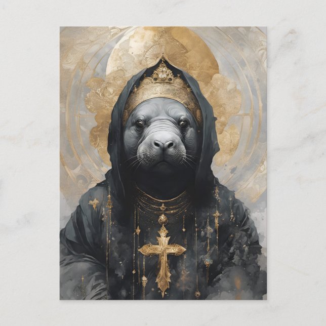 Carte Postale Manatee Nun (Devant)