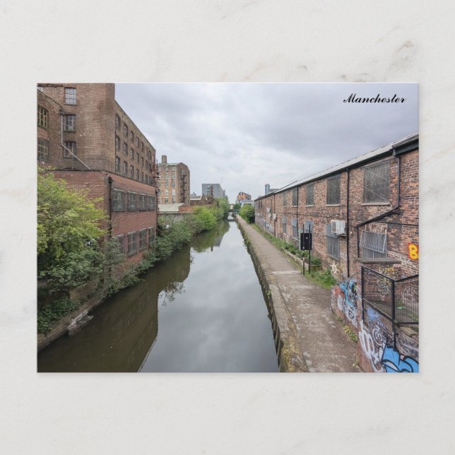 Carte Postale Manchester Canals (Devant)