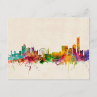 Manchester England Skyline Cityscape
