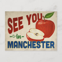 Manchester New Hampshire Apple - Vintage voyage