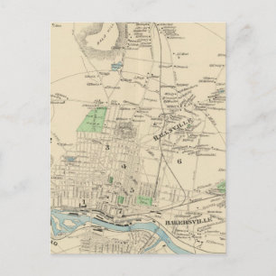 Carte Postale Manchester, NH City, ville