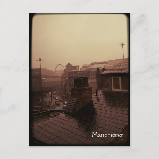 Carte Postale Manchester - Rainy City (Devant)