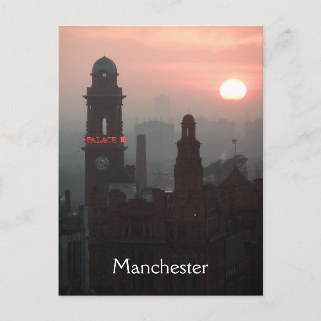 Carte postale Manchester Sunset (Devant)