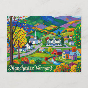 Carte Postale Manchester, Vermont