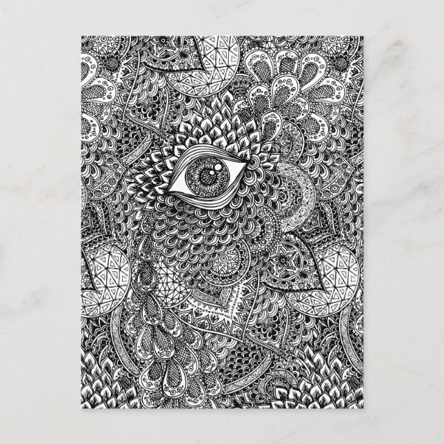 Carte postale Mandala (Devant)