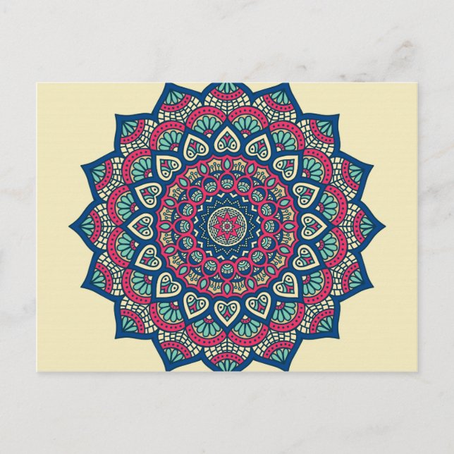 Carte Postale Mandala (Devant)